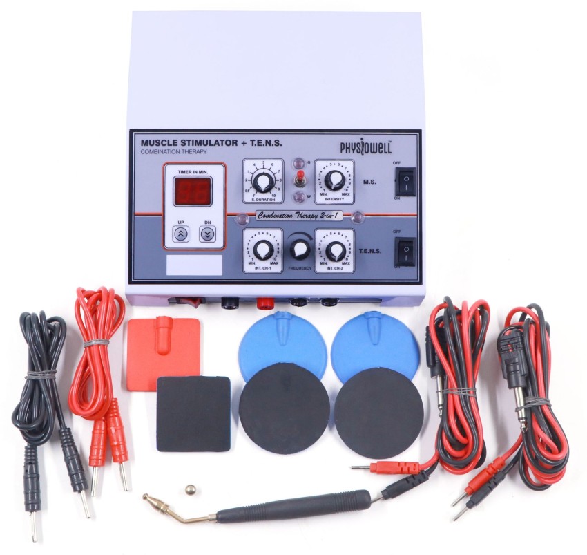 Physiotrack Nerve Stimulator Machine Tens 2 Channel Machine for  Physiotherapy Stimulation Machine Electrical Muscle Stimulation  Physiotherapy Equipment Electrotherapy Device Price in India - Buy  Physiotrack Nerve Stimulator Machine Tens 2 Channel Machine