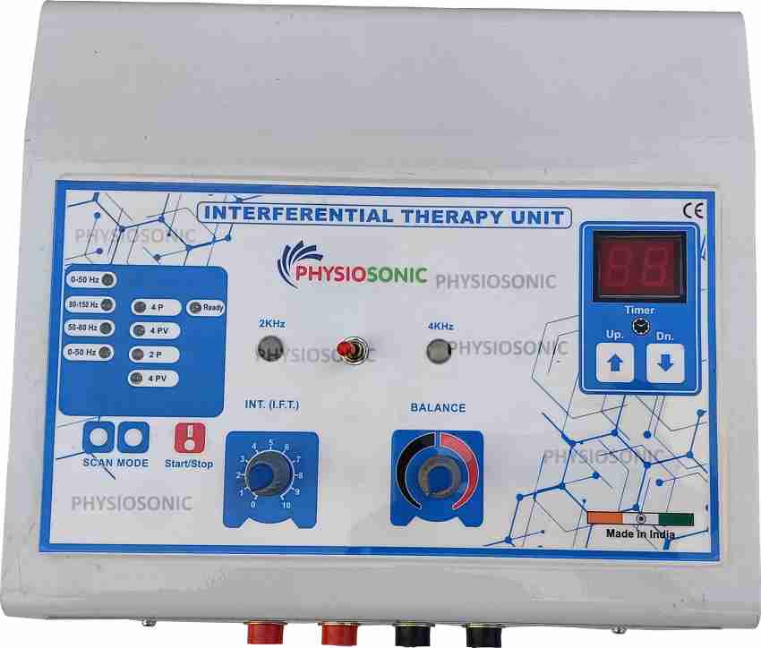 Physiowell Ultrasound AC Machine In Physiotherapy Digital Physio Sonic  Physiotherapy Ultrasound Machine Pain Relief Machine for Joint, White 