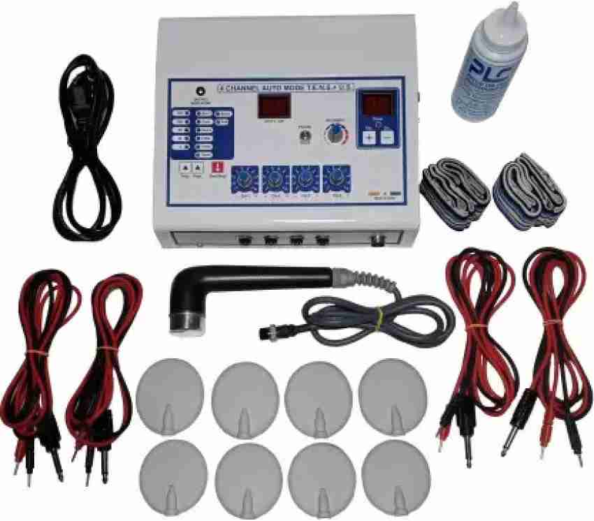 4 Channel Tens with Ultrasonic Physiotherapy Machine