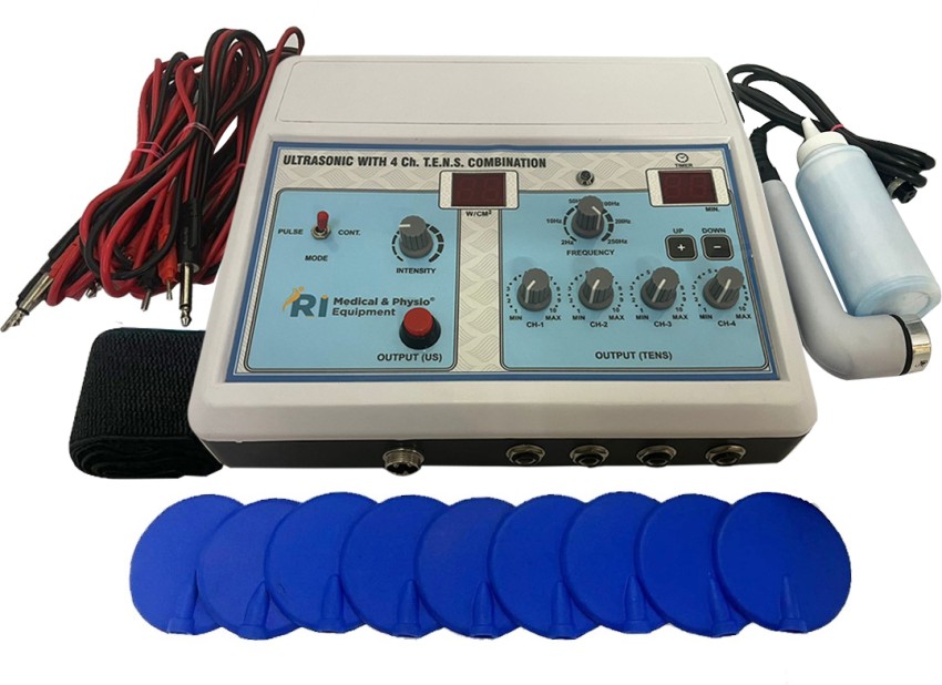 4 Channel LCD Tens Physiotherapy Machine Electrotherapy Combo for All Pain  Relief Device