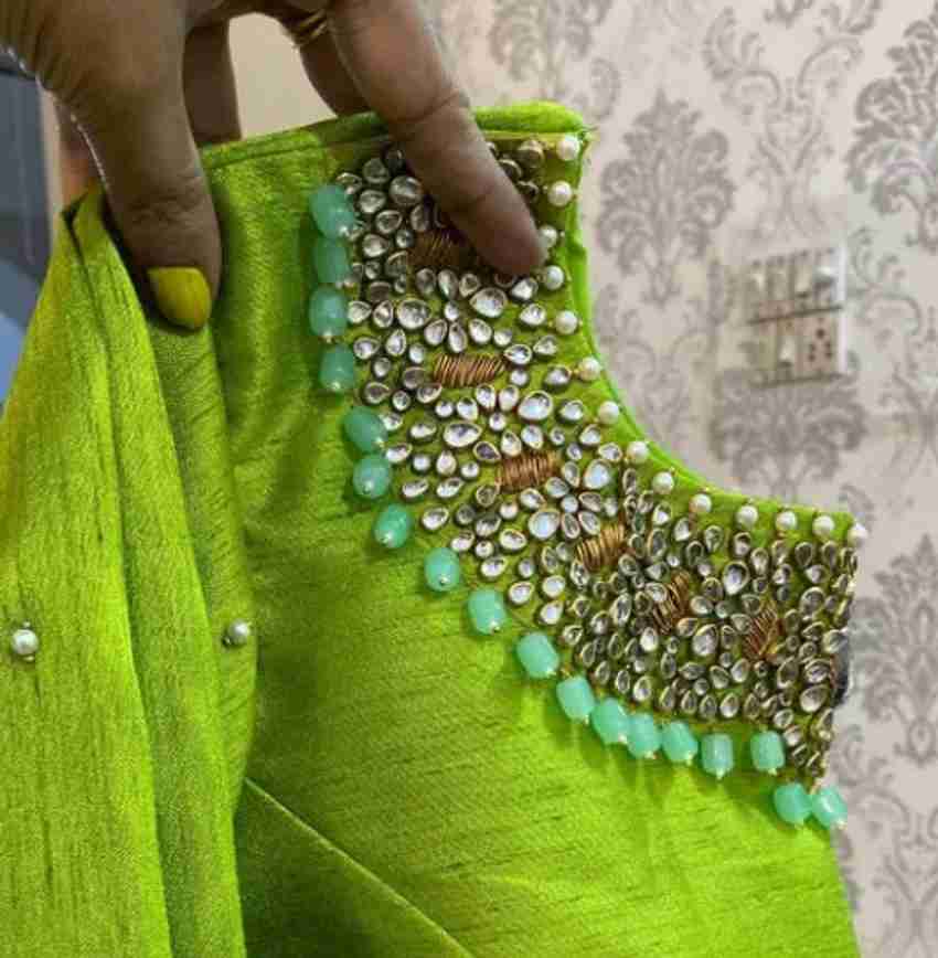 Embroidery Designs Mirror Work On Churidar Neck Churidar Mirror