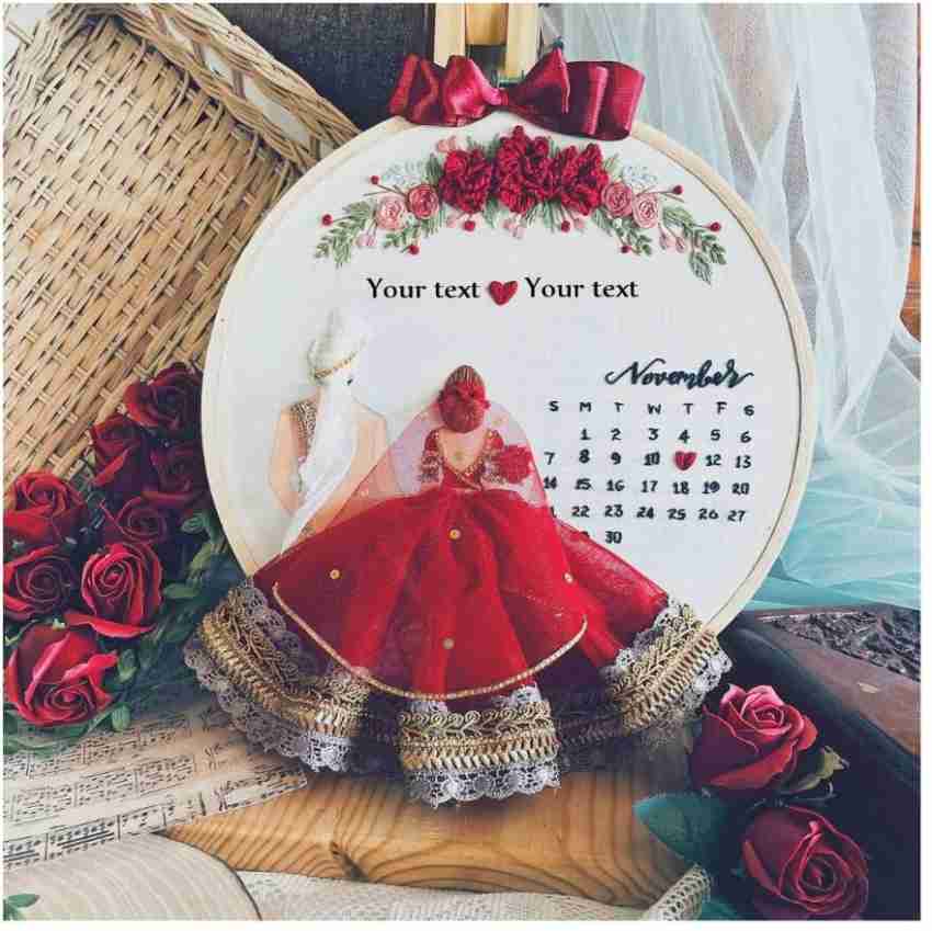 avisa Wedding Hoop Couple03 Embroidery Hoop Price in India - Buy