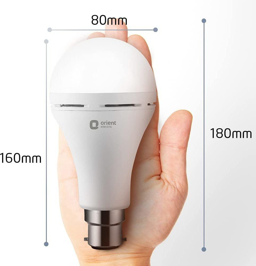 Orient 12W Emergency Led Bulb 4 hrs Bulb Emergency Light Price in India Buy Orient 12W Emergency Led Bulb 4 hrs Bulb Emergency Light Online at Flipkart