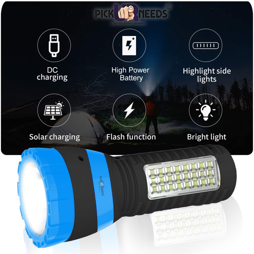 Solar charging store torch light