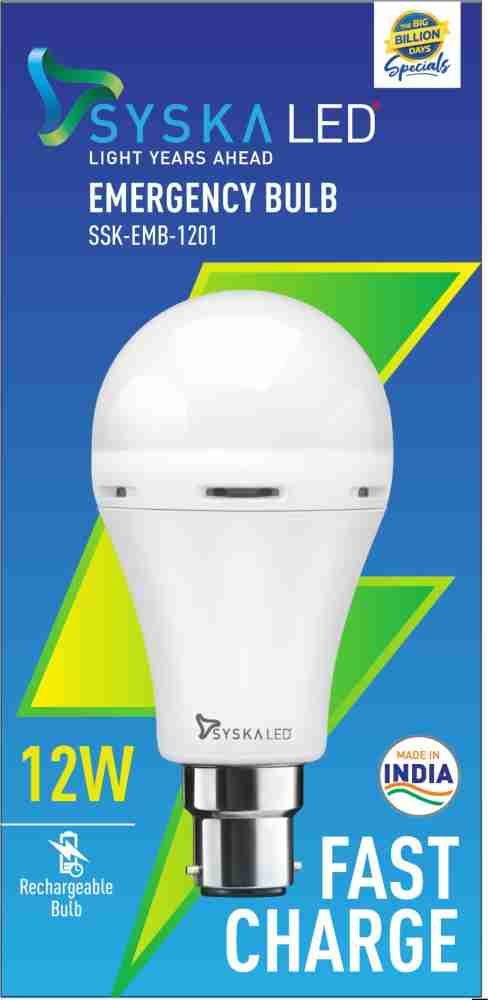 Syska charging 2024 bulb price