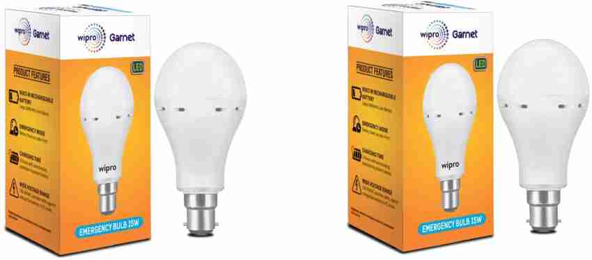 Wipro led store charging bulb