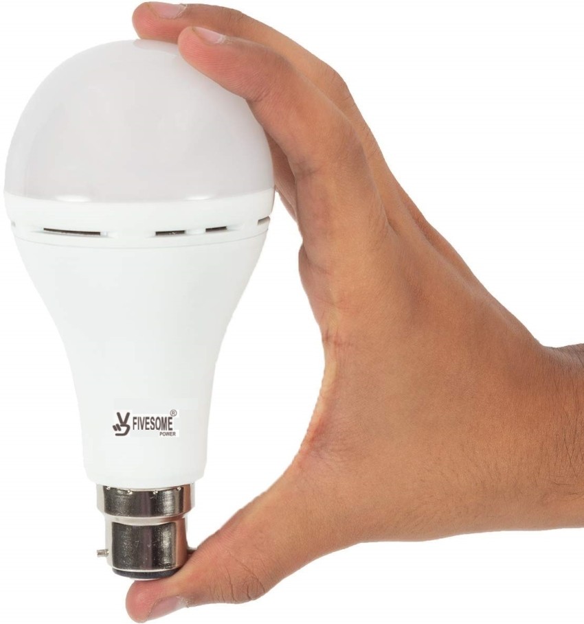 Ampoule de secours LED Anan, 9W rechargeable, 1200mAh, 4heurs d'autonomie