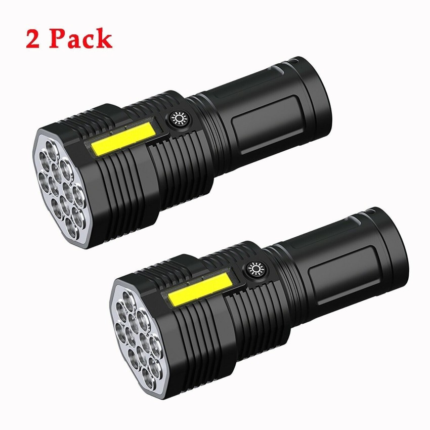 Xydrozen USB Rechargeable Flashlight 100000 Lumens Torch Price in