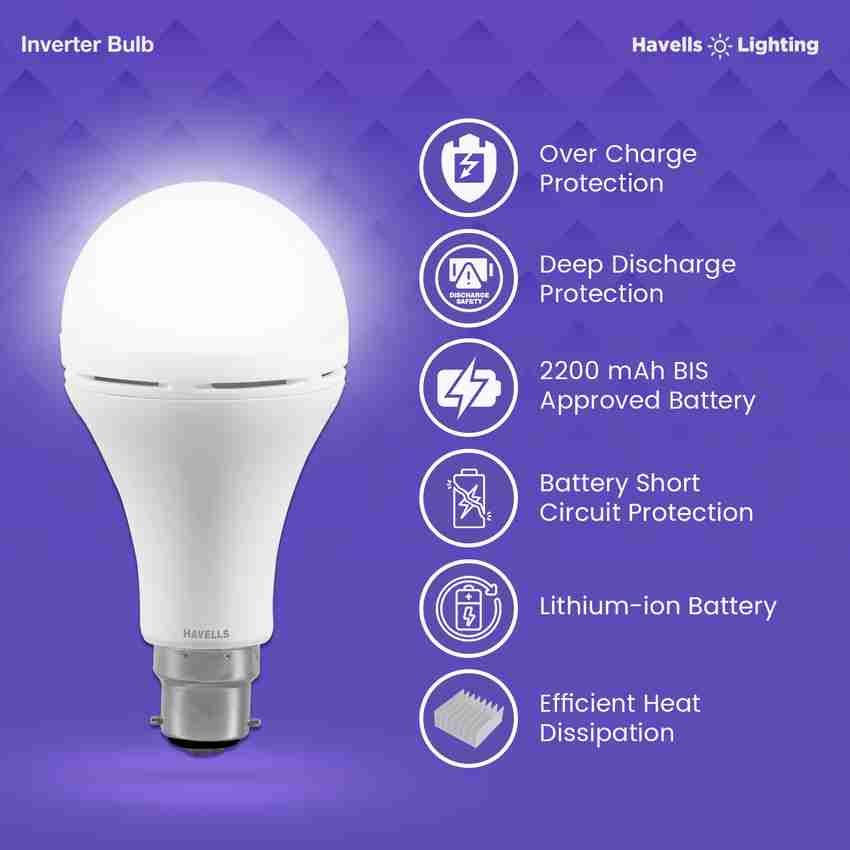 Havells inverter bulb 12 watt price new arrivals