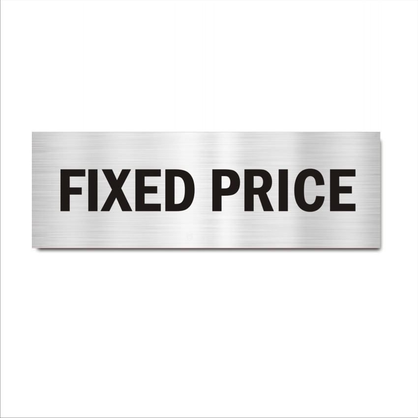 Mindcraftz Fixed Price Acrylic Signboard Emergency Sign Price in India - Buy  Mindcraftz Fixed Price Acrylic Signboard Emergency Sign online at