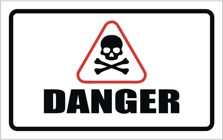 Imbue DANGER BOARD, SIGNAGE Emergency Sign Price In India, 46% OFF