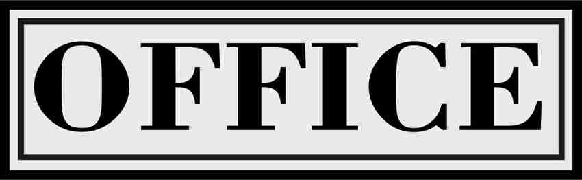 Office sign store