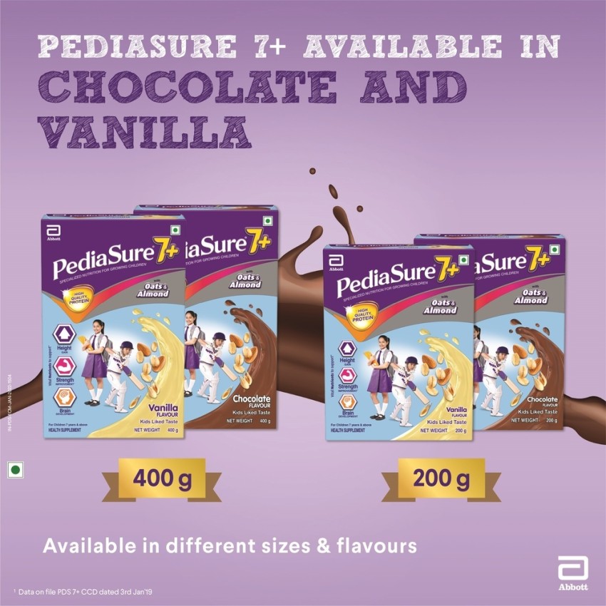 Buy PediaSure Chocolate Drink Powder 400 g (Carton) Online at Best