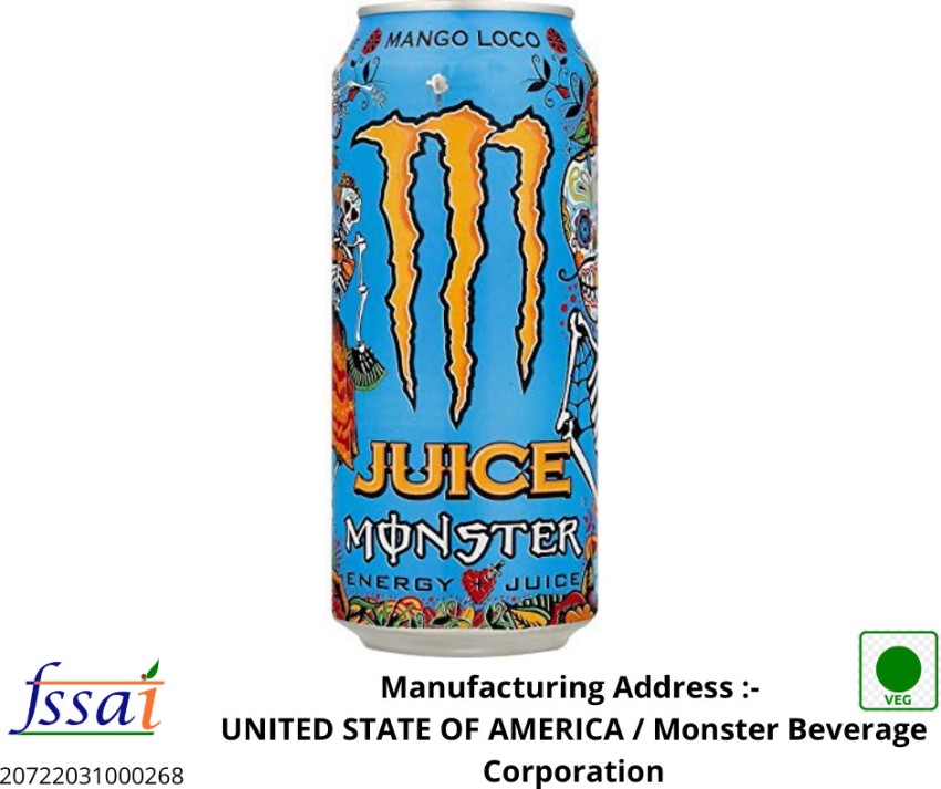 Monster Energy Juice Mango Loco (IMPORTED FROM USA) Energy Drink Price in  India - Buy Monster Energy Juice Mango Loco (IMPORTED FROM USA) Energy  Drink online at