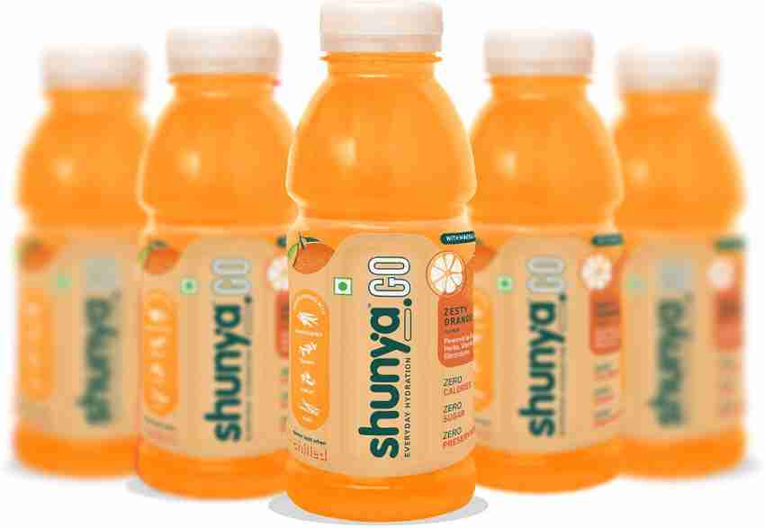 shunya Go Zesty Orange |Sugar Free|Immunity-Booster Energy Drink