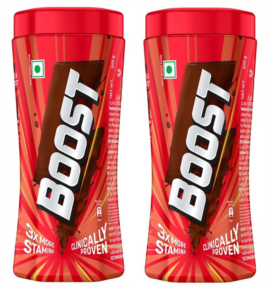 Boost Chocolate Energy & Sports Nutrition Drink Pet Jar - 500g (Pack of 1)