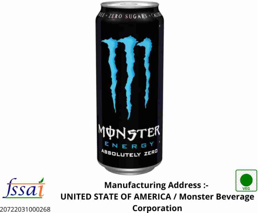 Monster Energy Zero Sugar (IMPORTED FROM USA) Energy Drink 