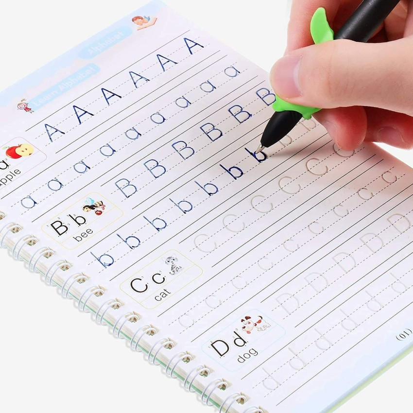 1 Set Kids Handwriting Copybook Reused Groove Practice Calligraphy