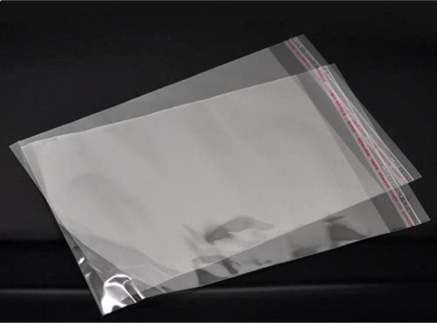 Iconic Self Seal Plastic Adhesive Garment Bags (14*10 inch) Cristal Clear  polythene Pouches for Packing Saree and Other Clothes Envelopes Price in  India - Buy Iconic Self Seal Plastic Adhesive Garment Bags (
