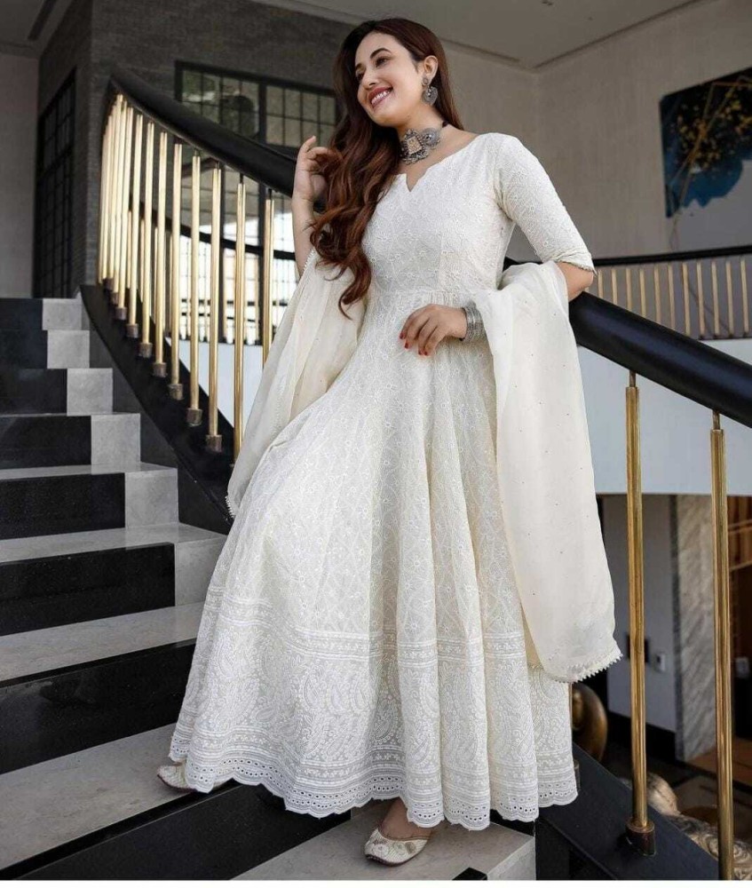 Anarkali gown hot sale on flipkart