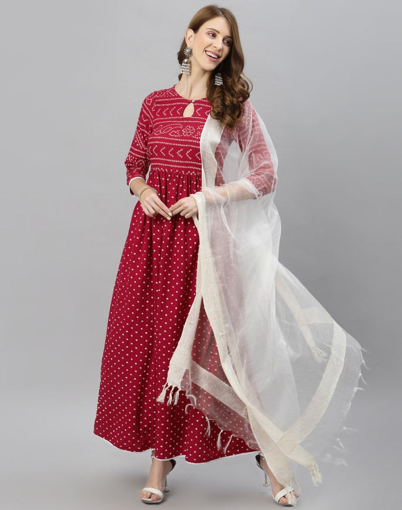 Flipkart gown clearance kurti