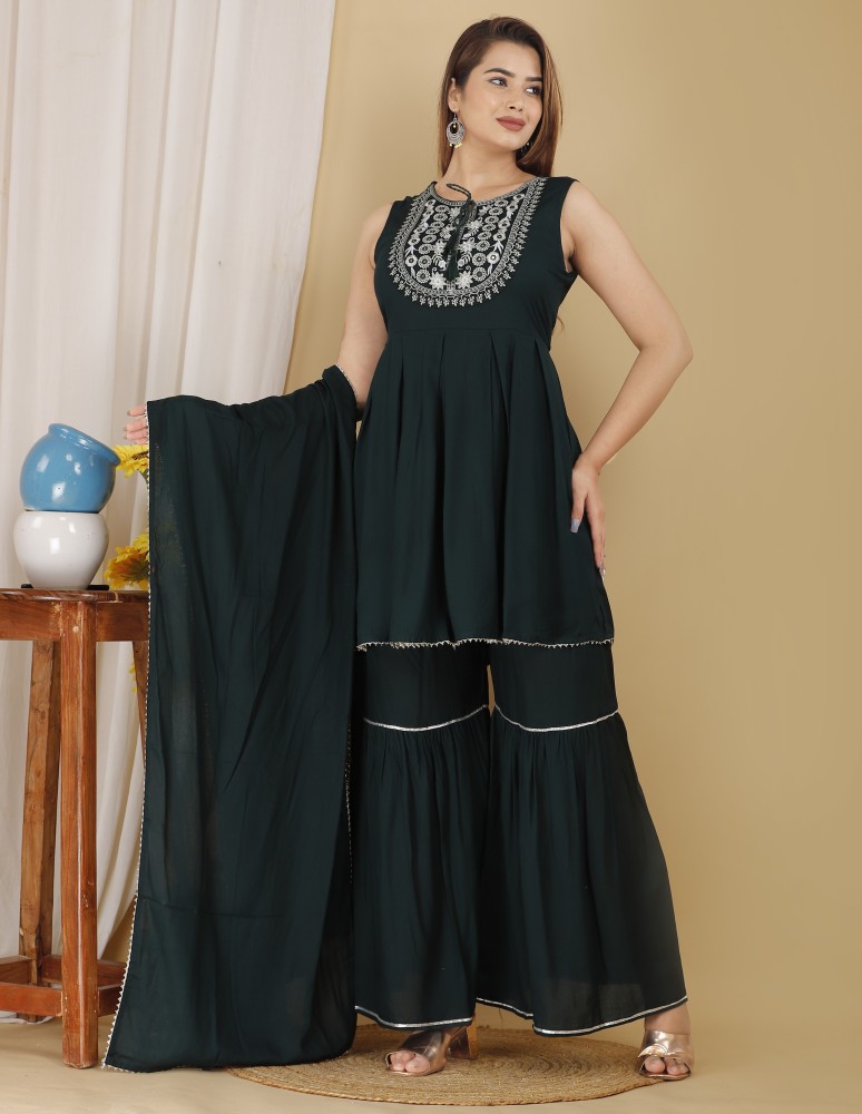 Sharara Pants with Lace Detail Price in India Full Specifications  Offers   DTashioncom