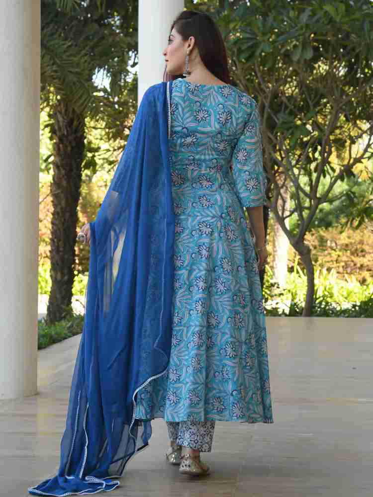 Anni Designer Women Kurta Churidar Dupatta Set - Buy Anni Designer Women  Kurta Churidar Dupatta Set Online at Best Prices in India