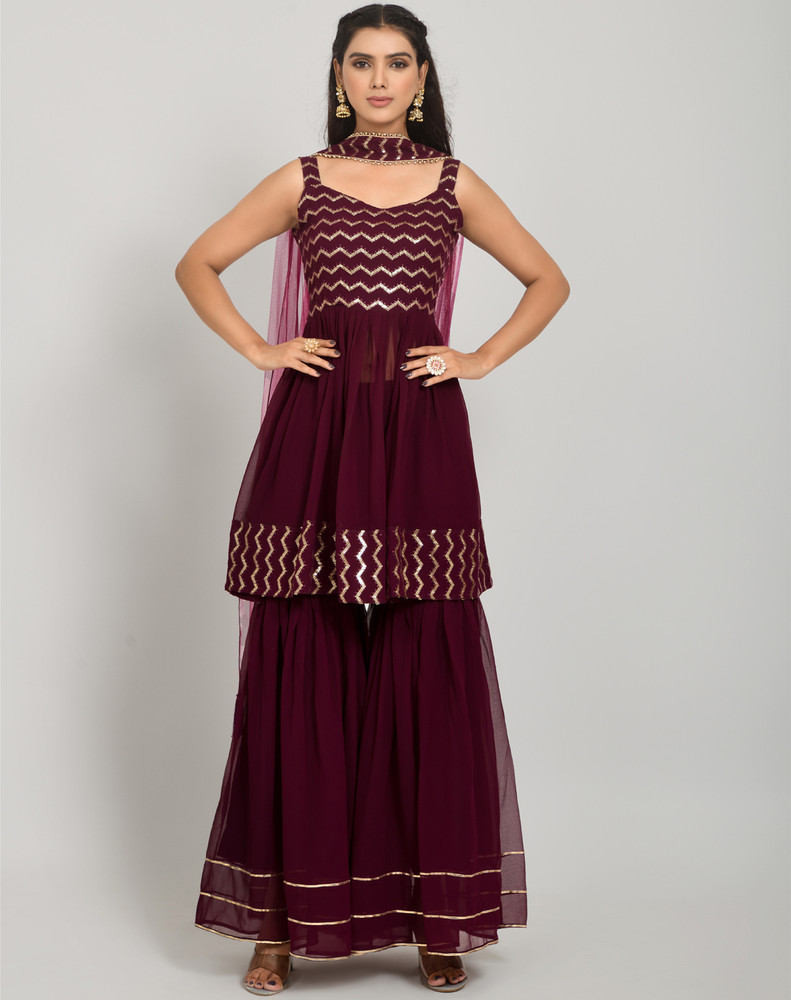 NAVLIK Women Kurti Sharara Dupatta Set Buy NAVLIK Women Kurti Sharara Dupatta Set Online at Best Prices in India Flipkart
