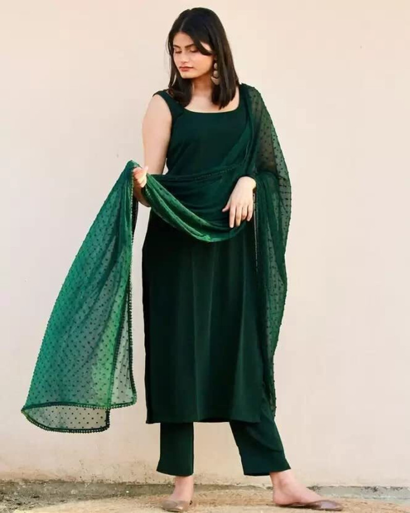 Flipkart green kurti top