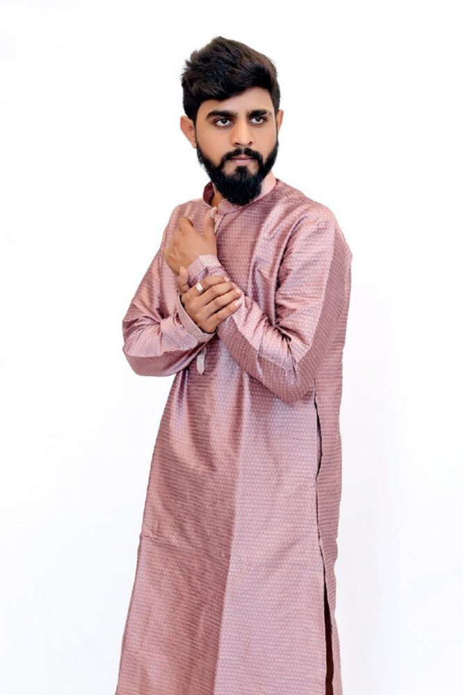 Iskcon Men Kurta Pyjama Set Buy Iskcon Men Kurta Pyjama Set