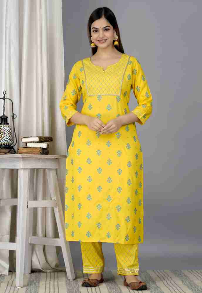 RADHE KRISHNA TEXTILE Women Kurti Pant Set - Buy RADHE KRISHNA TEXTILE Women  Kurti Pant Set Online at Best Prices in India