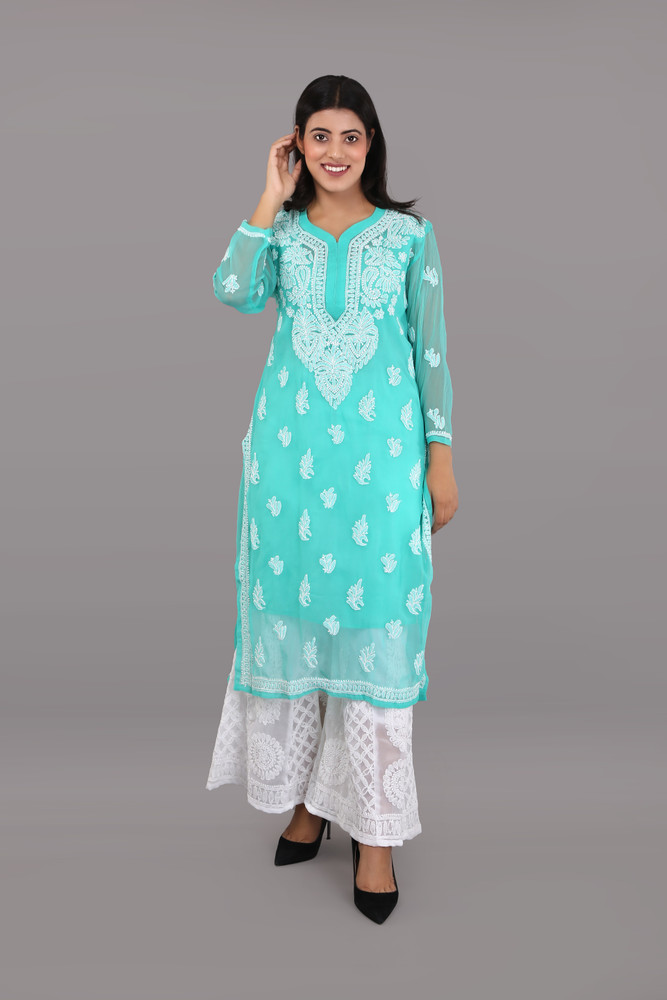 flipkart kurtis with palazzo