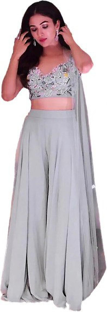 SPTENTERPRISE Women Crop Top Palazzo Set - Buy SPTENTERPRISE Women Crop Top  Palazzo Set Online at Best Prices in India | Flipkart.com