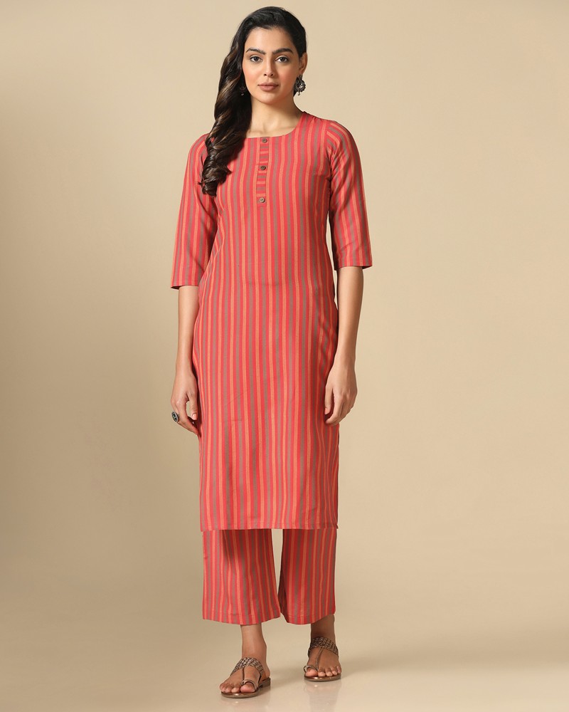 Buy RED VISCOSE SIDE SLIT BODYCON DRESS for Women Online in India