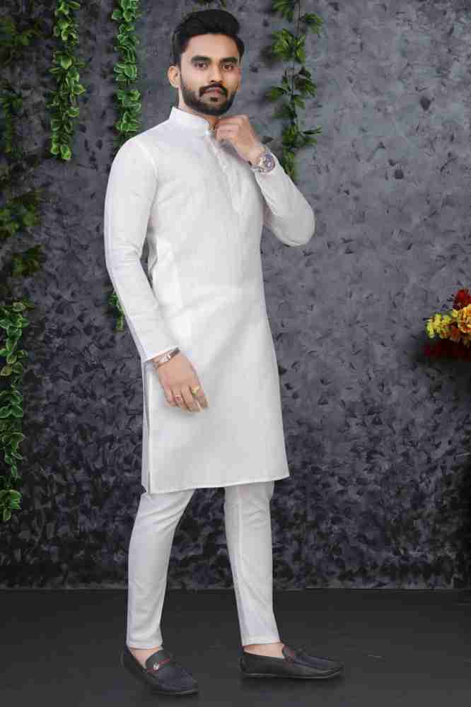 Larwa wedding party wear mens kurta pyjama on sale set