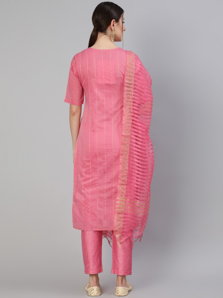 Embroidery Kurti With Pant And Dupatta Set New Latest Beautiful Long Ankle  Length Anarkali Kurta for