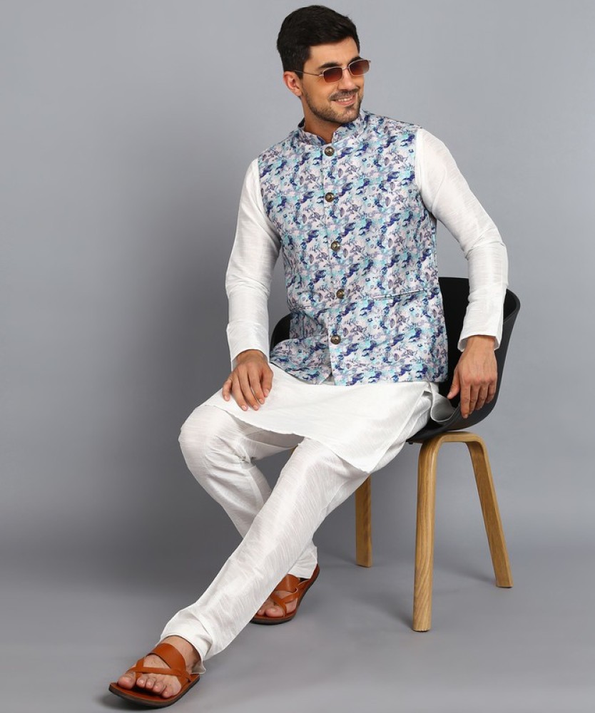 Kurta pajama with jacket on sale flipkart