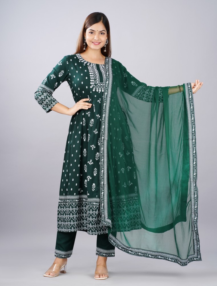 Lavishka Fabric Women Kurta Pant Dupatta Set - Buy Lavishka Fabric Women Kurta  Pant Dupatta Set Online at Best Prices in India