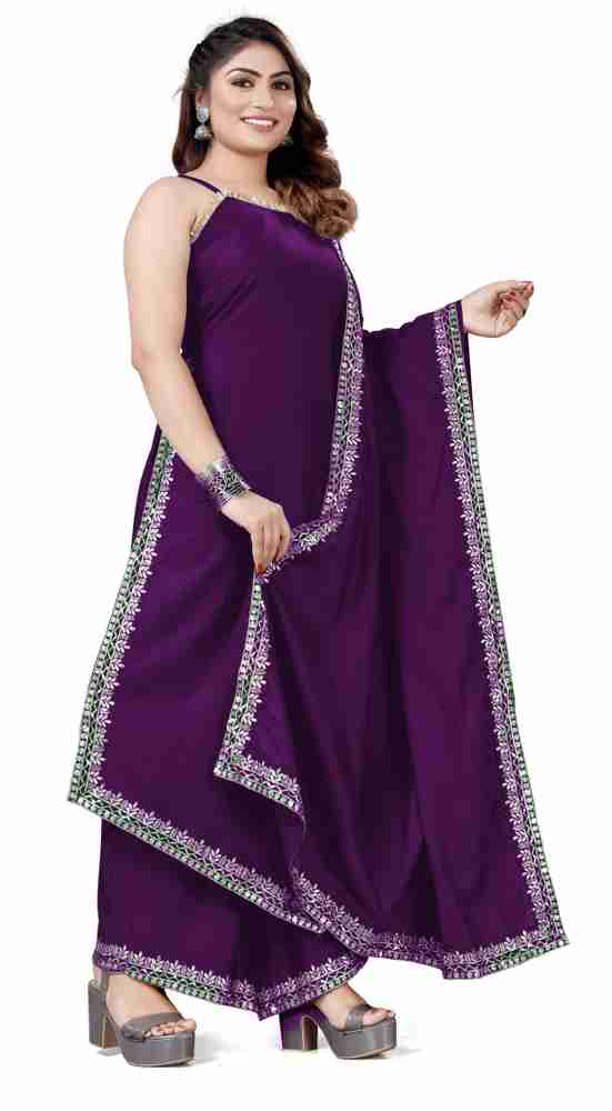 Wtune Women Ethnic Top Palazzo Set Buy Wtune Women Ethnic Top