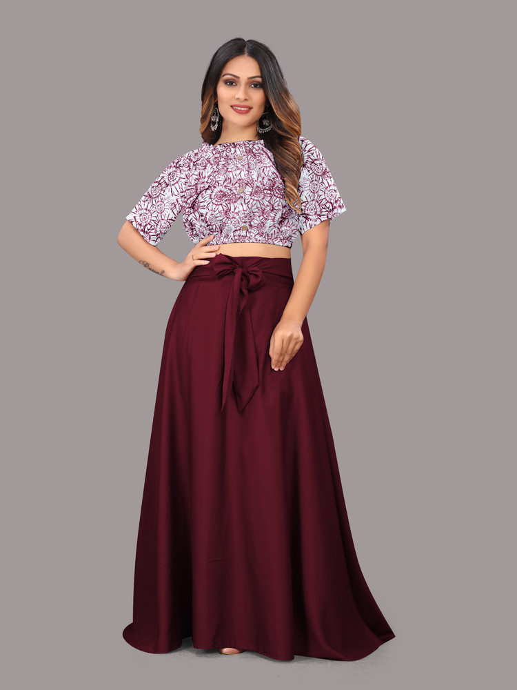 Crop top skirt 2019 discount
