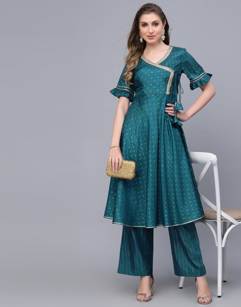 Samah Women Kurta Palazzo Set Buy Samah Women Kurta Palazzo Set Online at Best Prices in India Flipkart