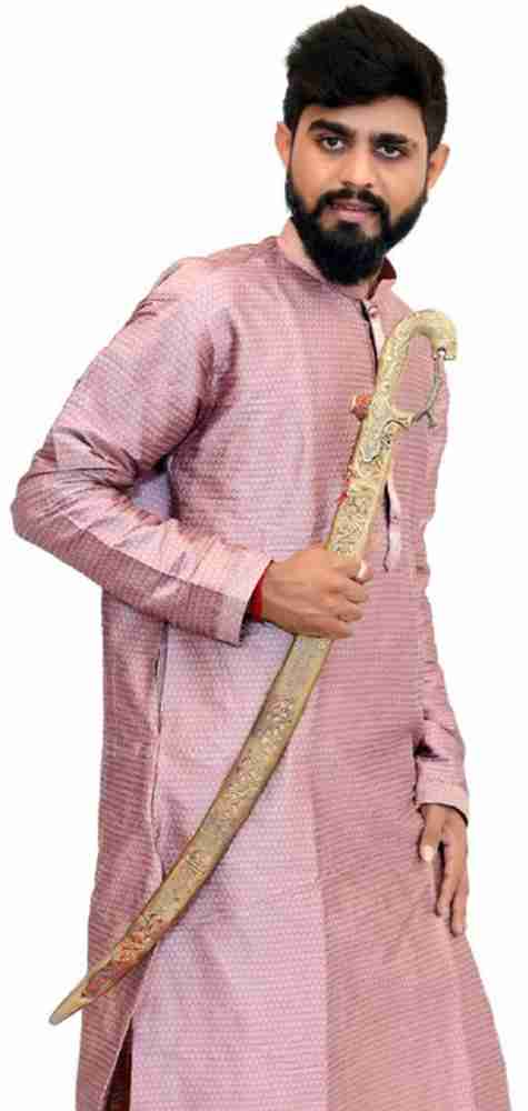 Iskcon Men Kurta Pyjama Set Buy Iskcon Men Kurta Pyjama Set