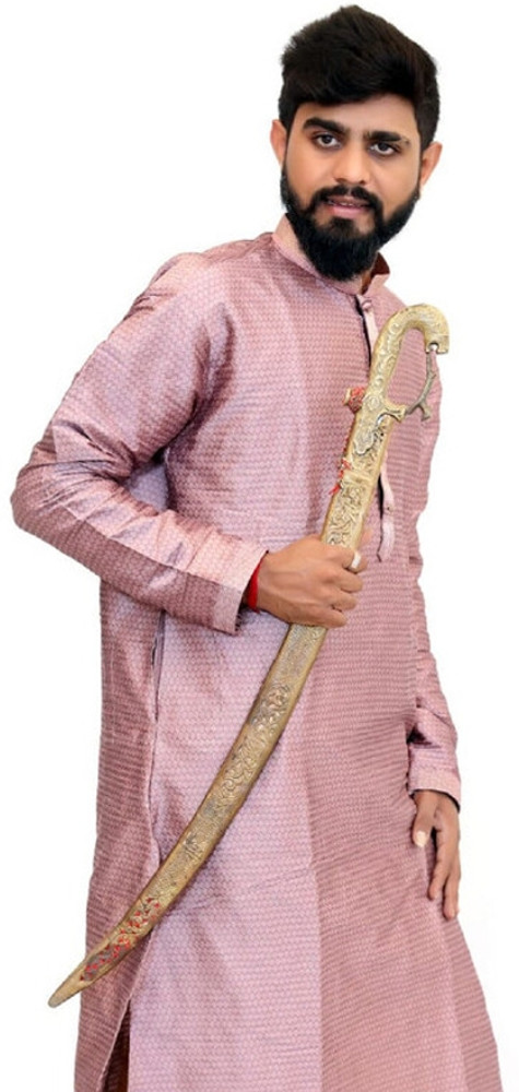 Iskcon Men Kurta Pyjama Set Buy Iskcon Men Kurta Pyjama Set