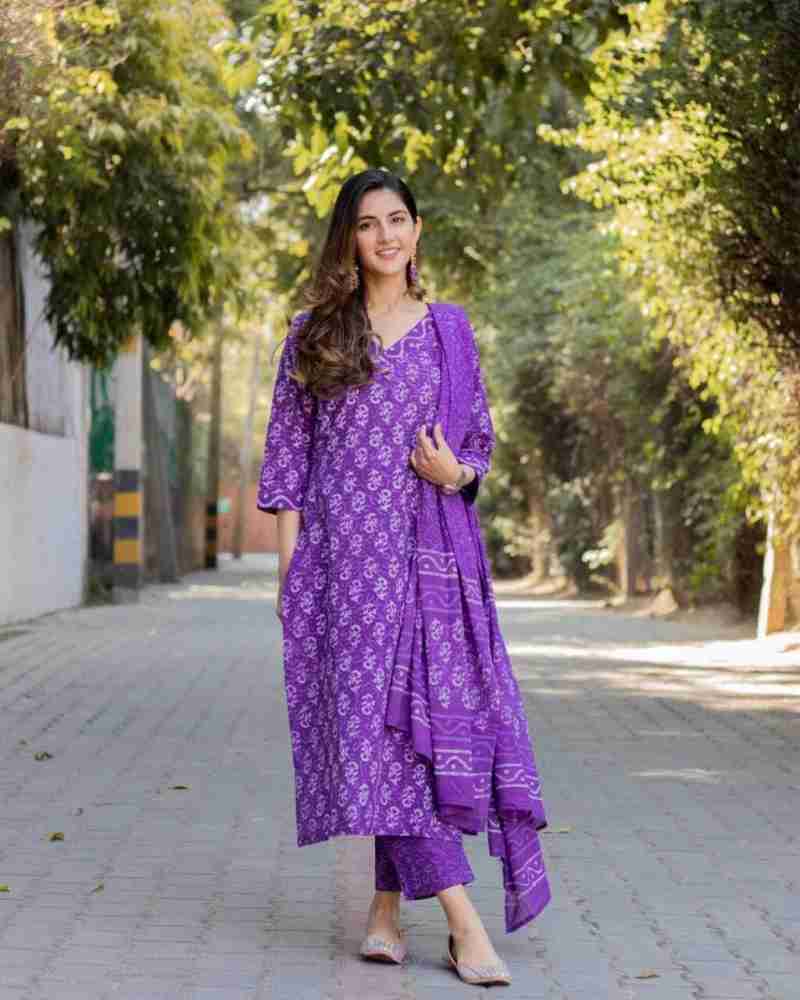 HEENA FASHION HUB Women Kurta Palazzo Dupatta Set - Buy HEENA FASHION HUB  Women Kurta Palazzo Dupatta Set Online at Best Prices in India