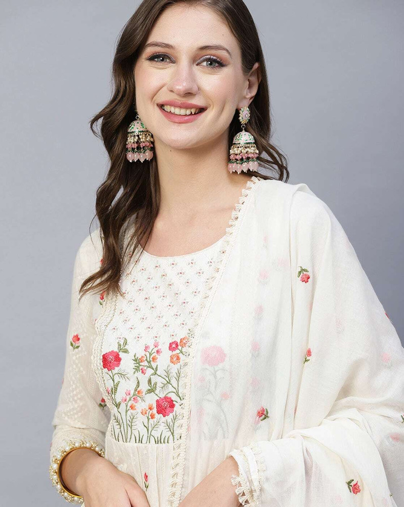 DHRUVI Floral Print Kurta Palazzo Dupatta Set Buy DHRUVI Floral Print Kurta Palazzo Dupatta Set Online at Best Prices in India Flipkart