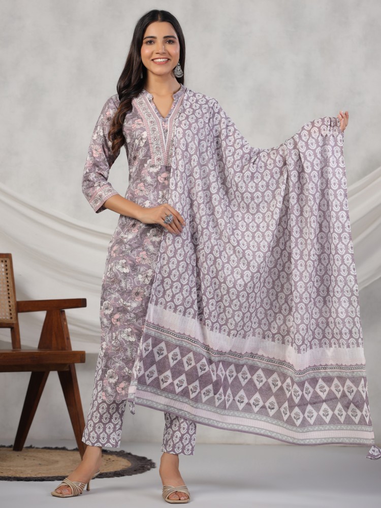 Women Pure Cotton Kurta With Pajama – Rangdeep