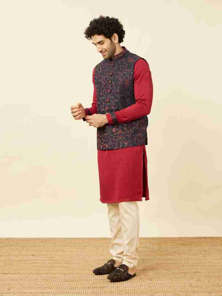 Manyavar kurta best sale pajama with jacket