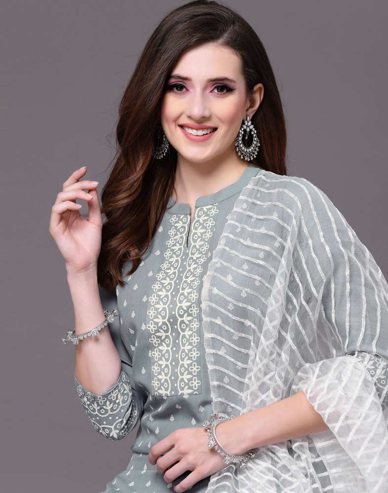 flipkart grey kurti