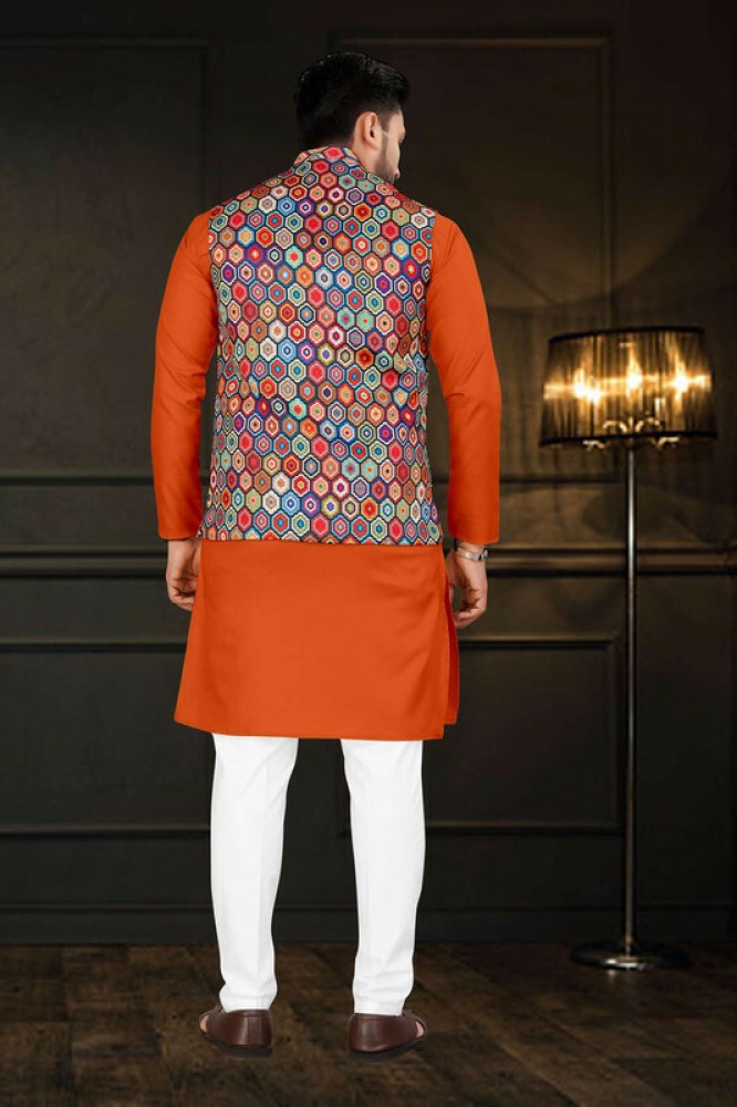 JILANI TRADERS Men Kurta Pyjama Ethnic Jacket Set - Buy JILANI TRADERS Men  Kurta Pyjama Ethnic Jacket Set Online at Best Prices in India