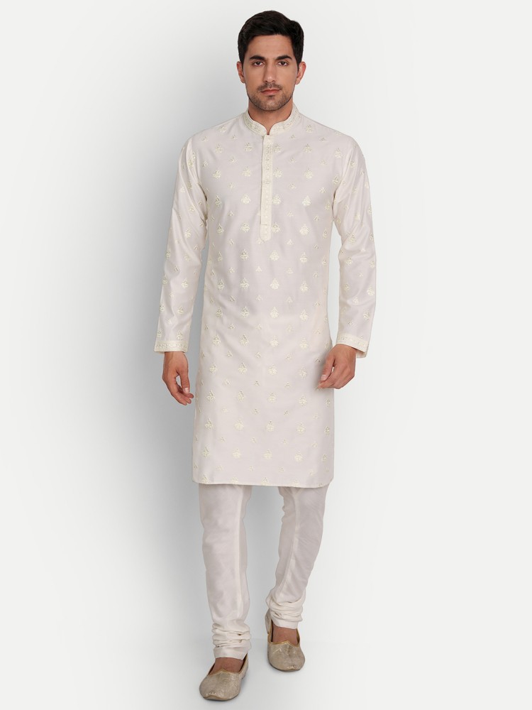 Gents white hotsell kurta design 2019